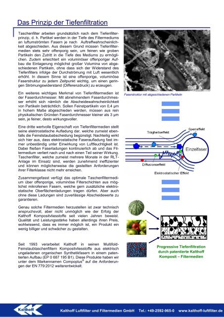 Taschenfilter Broschüre Compoplus - Kalthoff Luftfilter und ...