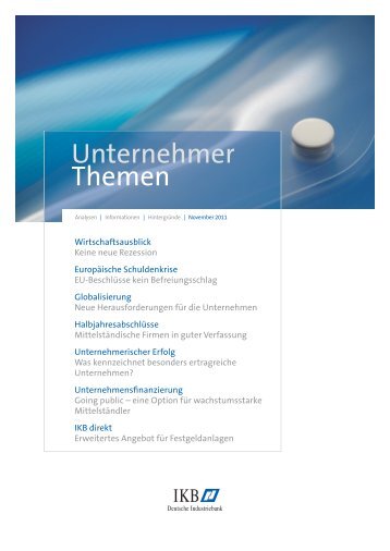 Unternehmer Themen - IKB