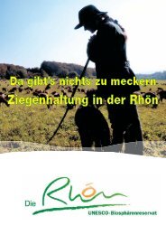 Ziegenhaltung in der Rhön - Biosphärenreservat Rhön