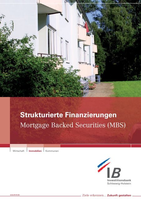 Strukturierte Finanzierungen - Investitionsbank Schleswig-Holstein