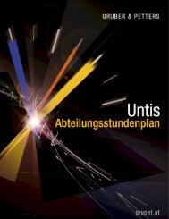 Abteilungsstundenplan - Untis