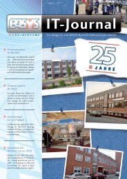 IT-Journal 1-13.indd - BASYS Bartsch EDV-Systeme GmbH