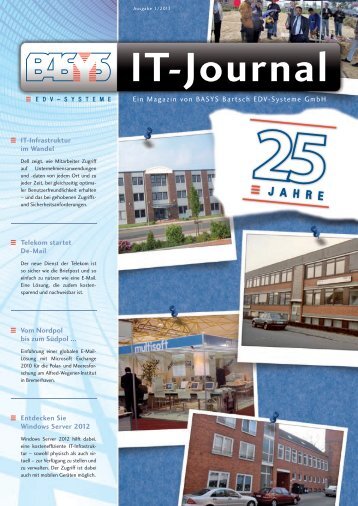 IT-Journal 1-13.indd - BASYS Bartsch EDV-Systeme GmbH