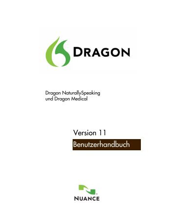 Dragon 11 Benutzerhandbuch - Nuance