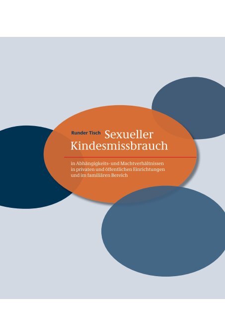 Abschlussbericht: Runder Tisch Sexueller Kindesmissbrauch