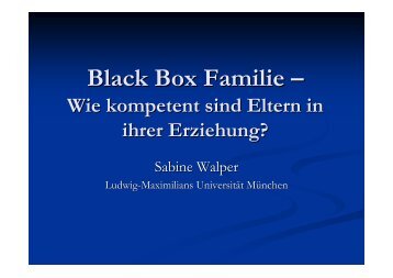 Black Box Familie –