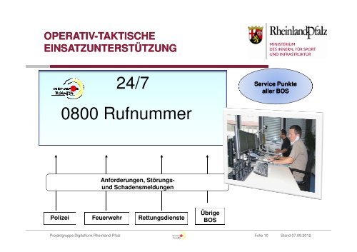 Projektgruppe Digitalfunk Rheinland Rheinland-Pfalz Berlin, 12.09 ...