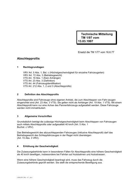 Technische Mitteilung Nr. 1/97 - Die asa