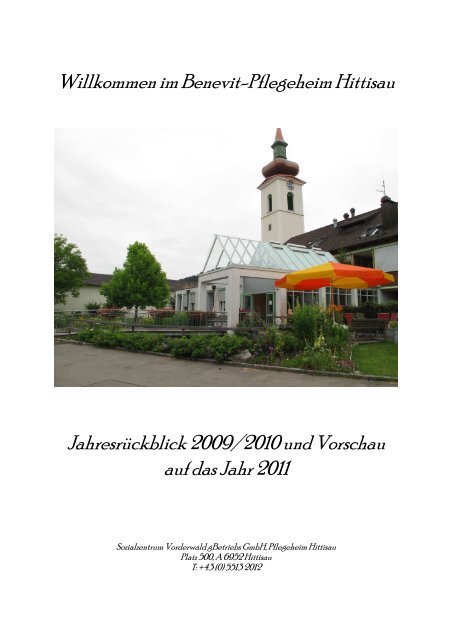 Jahreszeitung 2010 - Pflegeheim Hittisau - Benevit