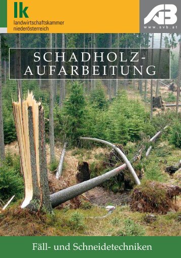 Schadholzaufarbeitung - Sozialversicherungsanstalt der Bauern