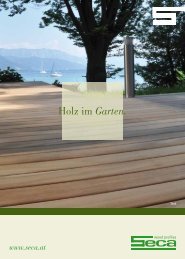 Holz im Garten. - Seca