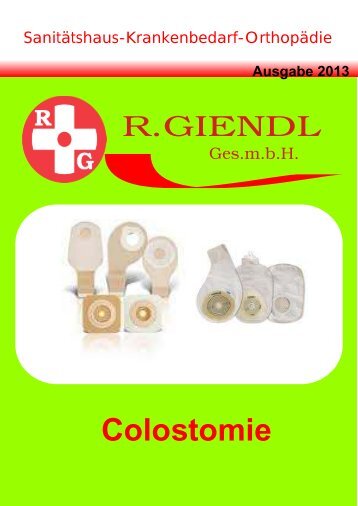 Colostomie - Bandagist R. Giendl