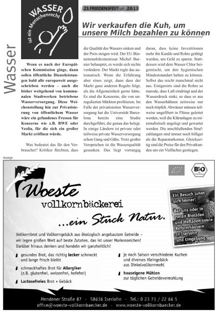 Die Festzeitung als PDF-Download - Friedensfestival Iserlohn
