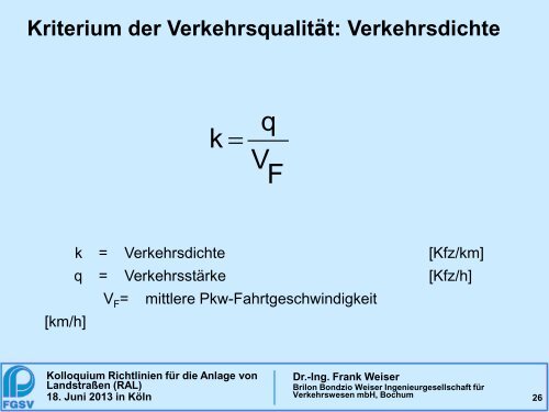 Die neuen Landstraßenquerschnitte und ihre ... - FGSV