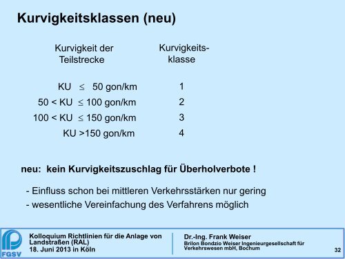 Die neuen Landstraßenquerschnitte und ihre ... - FGSV