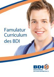 Famulatur Curriculum des BDI - beim BDI