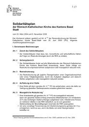 Solidaritätsplan - RKK Basel-Stadt