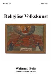Auktion 634, Religiöse Volkskunst - bei Waltraud Boltz ...
