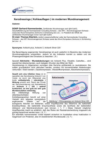 Xerodressings - Wund Kompetenz Zentrum