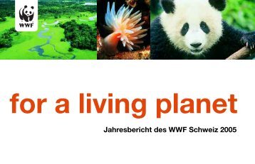 WWF GB 2004_05 d Inhalt - WWF Schweiz