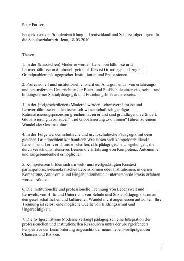 Thesen Prof. Dr. P. Fauser (PDF, 65.0 KB) - Jena