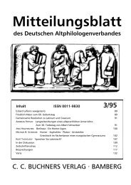 Mitteilungsblatt - Deutscher Altphilologenverband