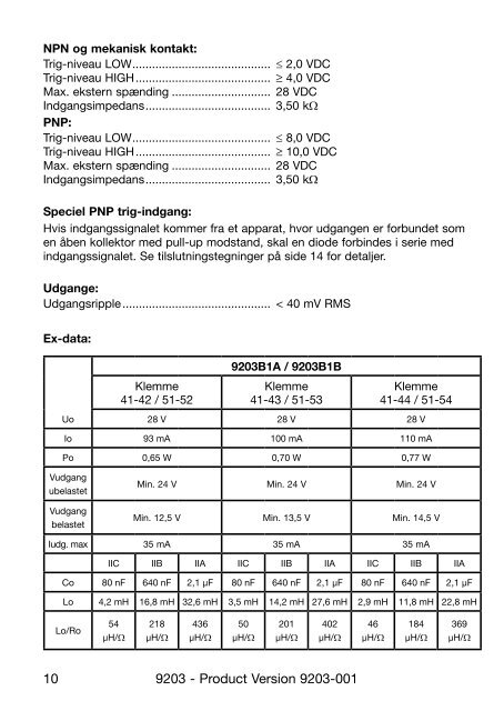 Bedienungsanleitung, Manuel, Manual, Manuale, 9203, PR ...