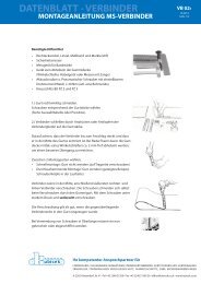 MS-Verbinder Montageanleitung