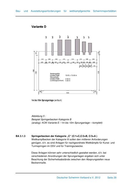 Bau- und Ausstattungsanforderung DSV