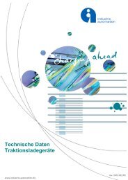 Traktion. Broschüre - industrie automation Energiesysteme AG