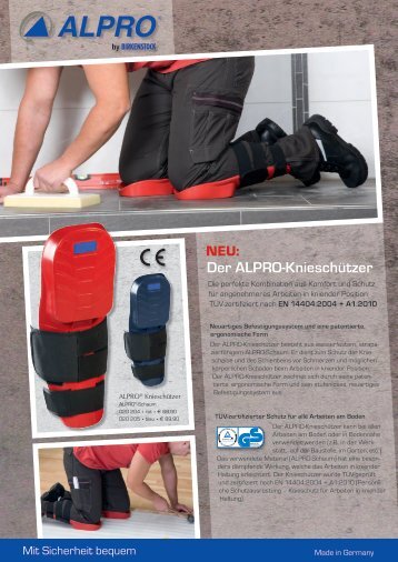 Der ALPRO-Knieschützer - Keizers Schuh Service GmbH