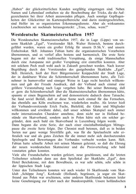 Norddeutsche Skatmeisterschaften 1957 - DSkV