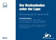 Der Beckenboden unter der Lupe - Bebo® Gesundheitstraining