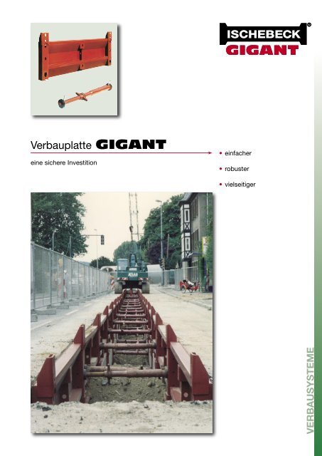 Verbauplatte GIGANT - Lang-baubedarf.de