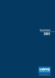 Geschäftsbericht 2001 - HYPO Landesbank Steiermark
