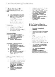 1. Deutschland um 1800 - 2. Die Politische Situation