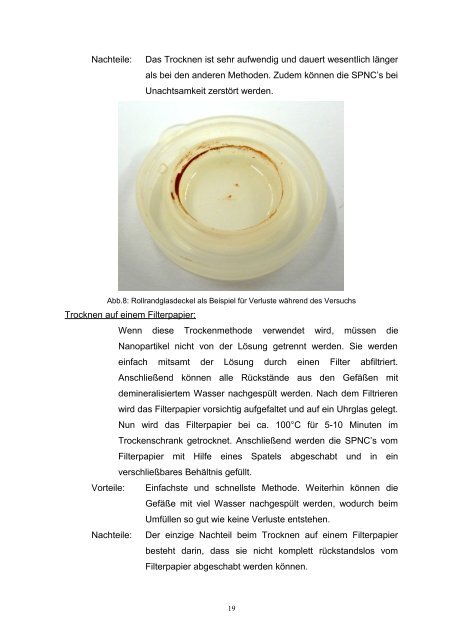 Superparamagnetische Nanokomposite und ... - Institut Dr. Flad