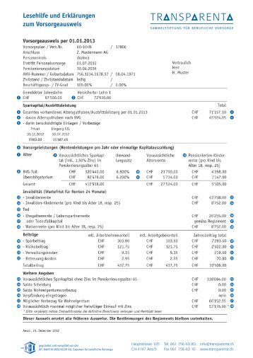 Vorsorgeausweis deutsch (PDF)