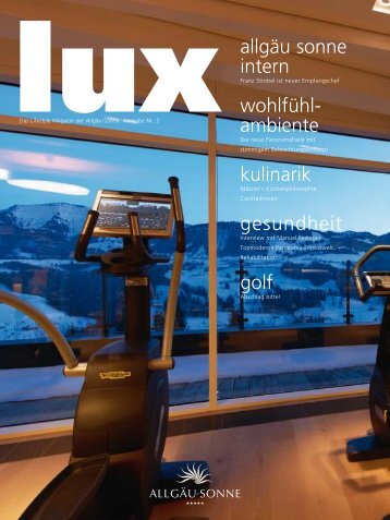 Hotelmagazin Lux - Hotel Allgäu Sonne