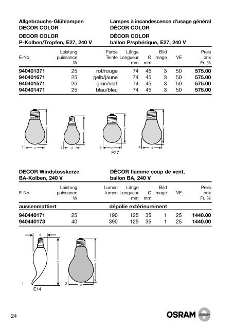 Bruttopreise / prix bruts 2009/2010