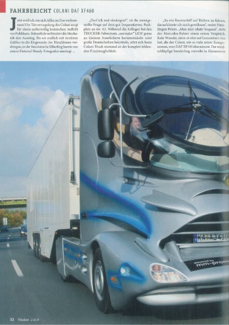 02/2009 Trucker: Raumschiff auf der Autobahn