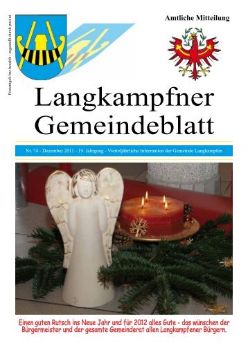 Langkampfner Gemeindeblatt - Vivomondo.com