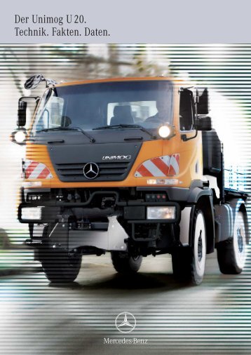 Der Unimog U 20. Technik. Fakten. Daten.