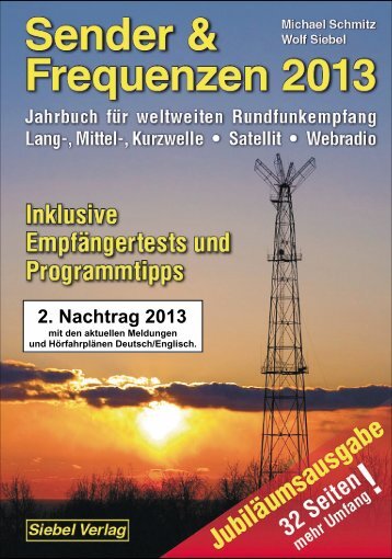 2. Nachtrag Sender & Frequenzen 2013 - VTH