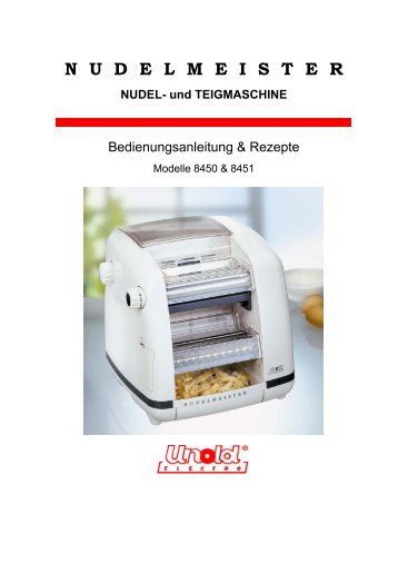 NUDELMEISTER NUDEL- und TEIGMASCHINE - Faie