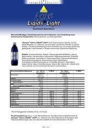 Produktinfos inkospor® Active LIQIDS® LIGHT Sauerkirsch