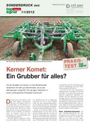 Kerner Komet: Ein Grubber für alles? - Ertl-Auer