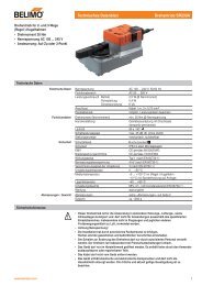 Technisches Datenblatt Drehantrieb SR230A