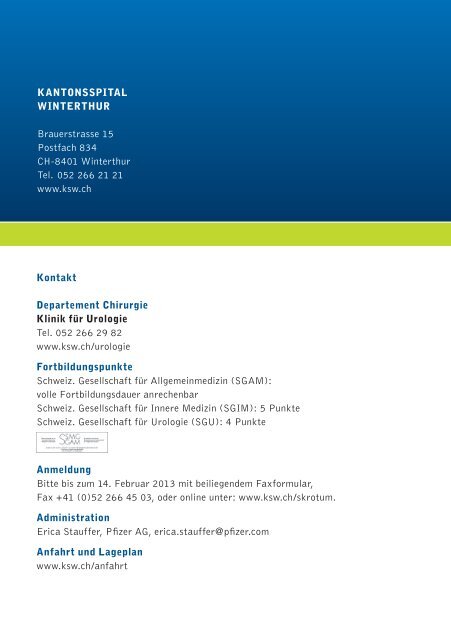 Rund um das Skrotum (PDF) - im Kantonsspital Winterthur