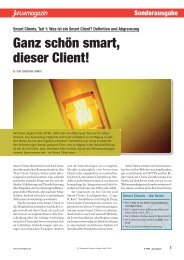 Smart Clients - Definition, Abgrenzung und Aspekte ... - Compeople